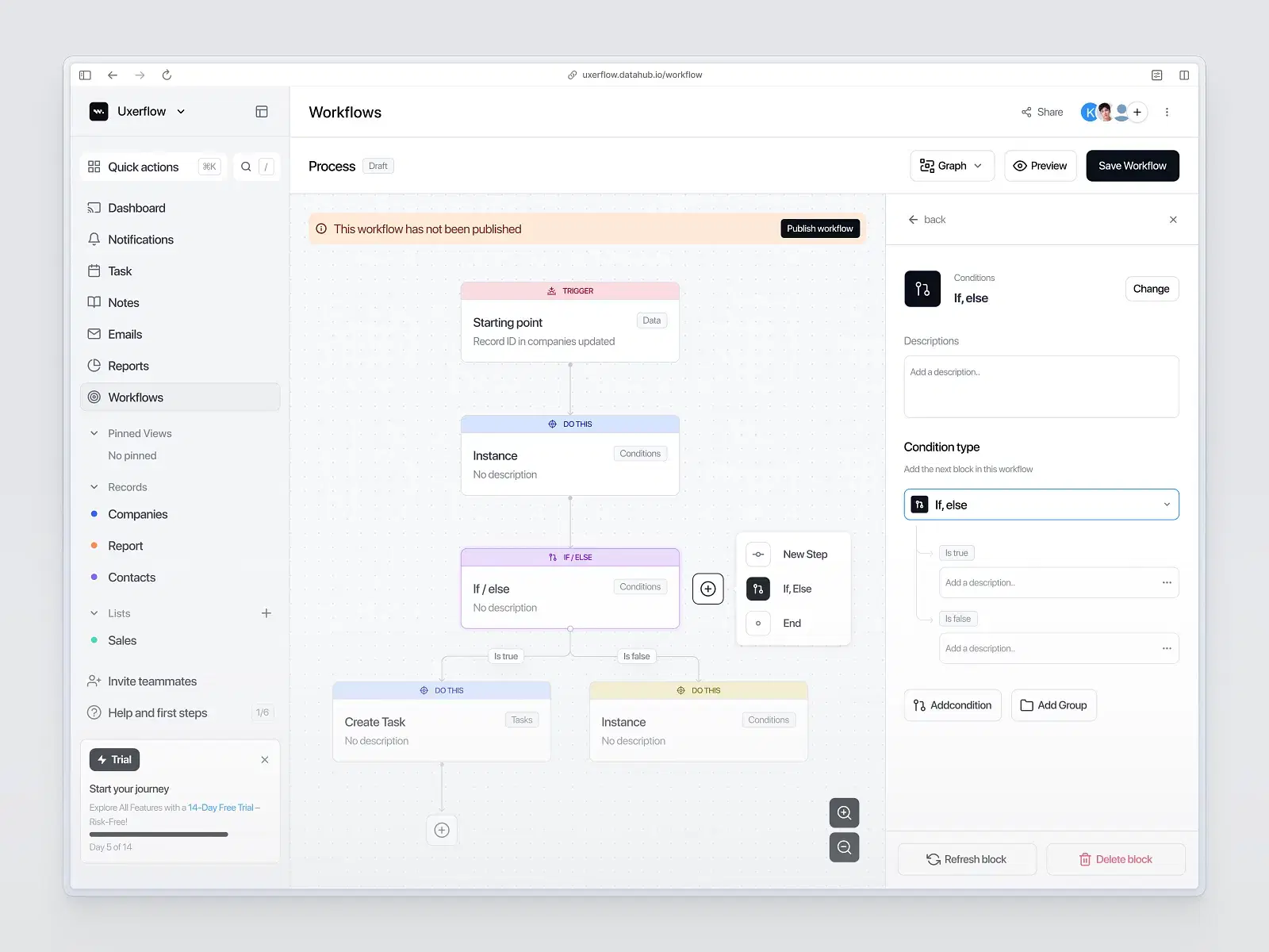 Automated Workflow Triggers - Adam AI